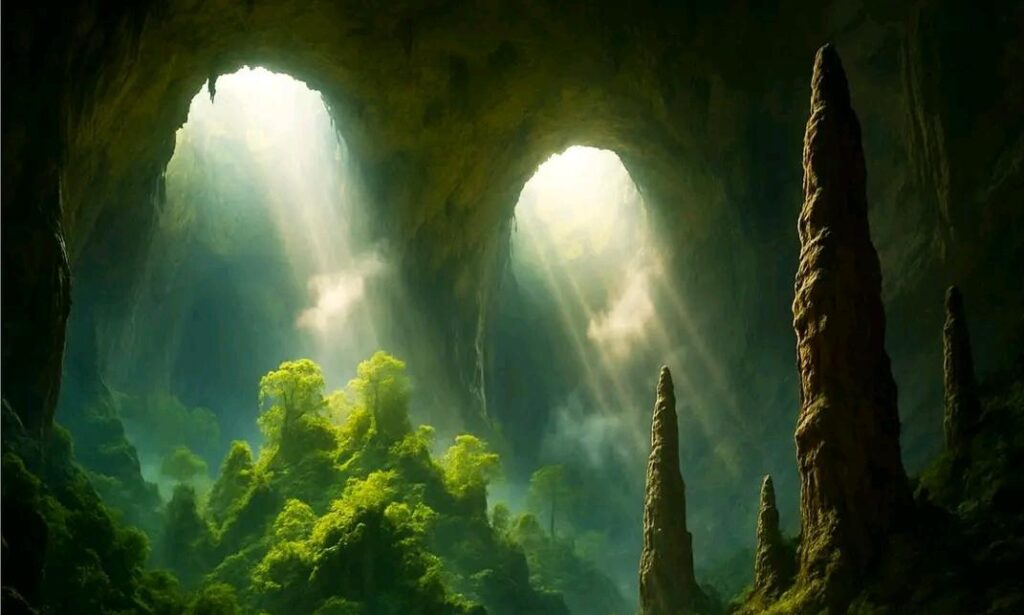 Son Doong Cave, located in Phong Nha Ke Bang National Park