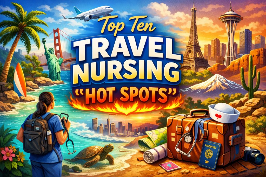 Top 10 International Travel Nursing Hotspots (General Rankings)